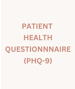 Depression self-assessment tool