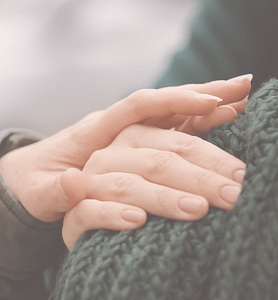 hand holding in show of support