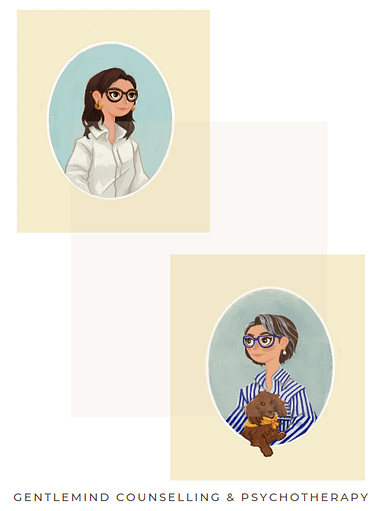 avatar images of counsellors from Gentle Mind featured next to our story